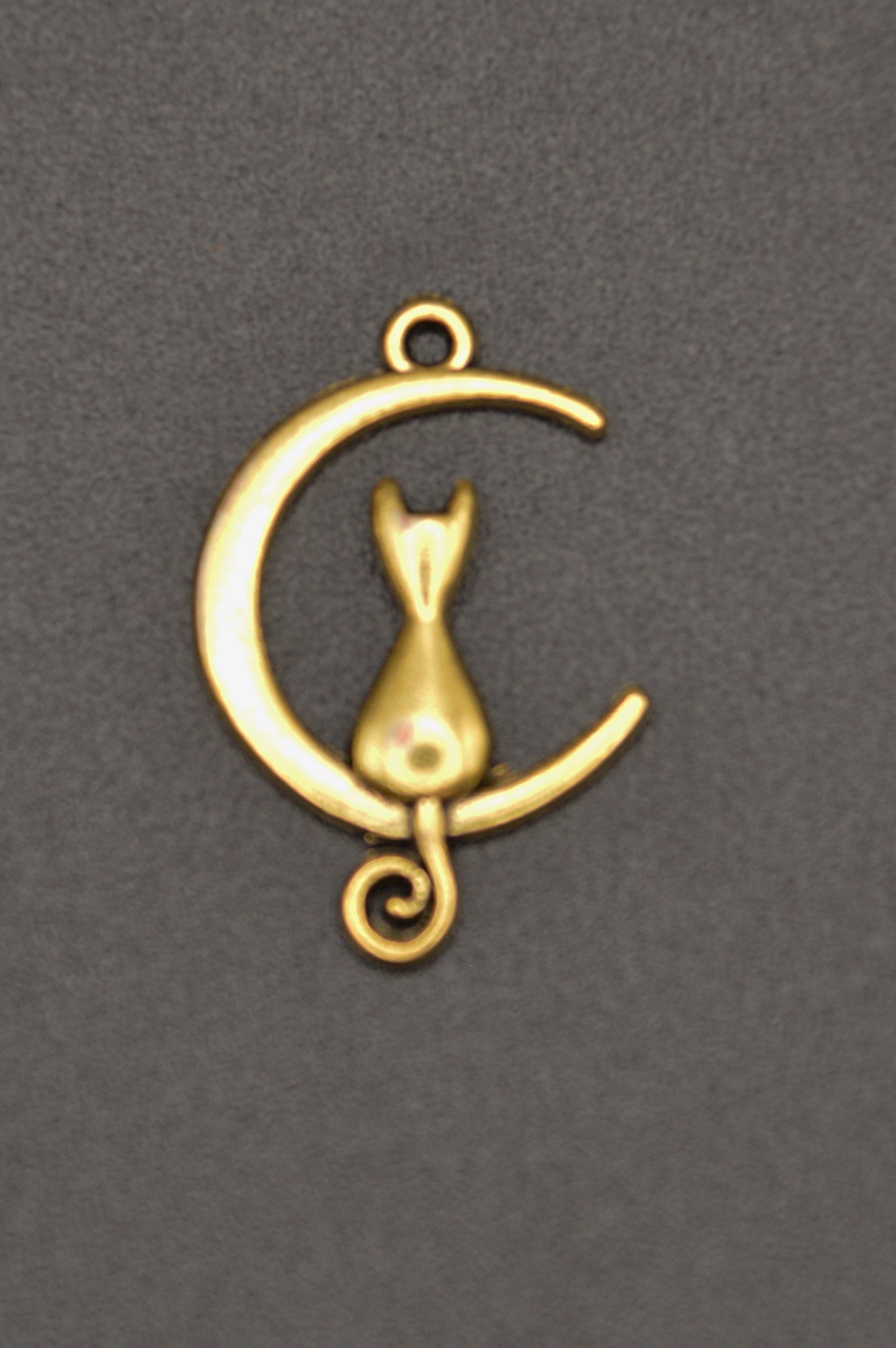 Moon & Cat Charm