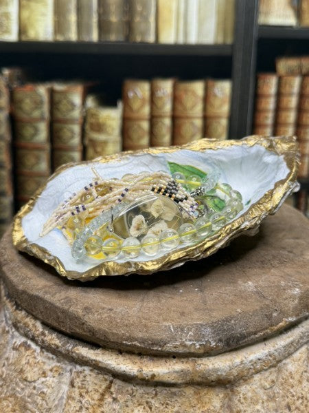 Delia | Handcrafted Oyster Shell Jewelry Dish