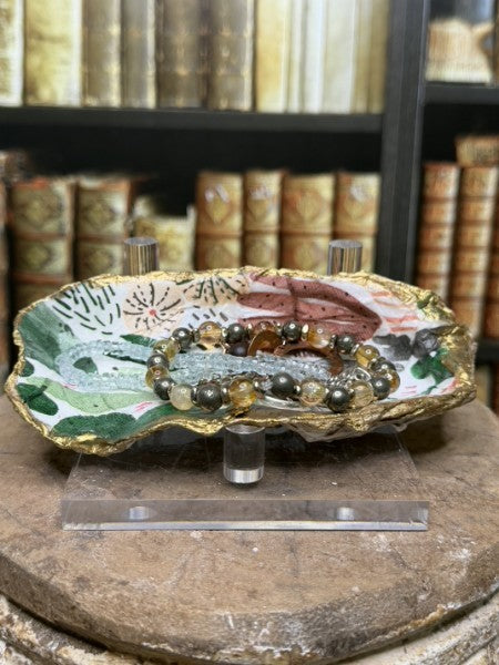 Sienna | Handcrafted Oyster Shell Jewelry Dish
