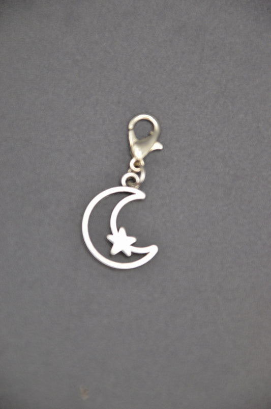 Moon & Star Charm