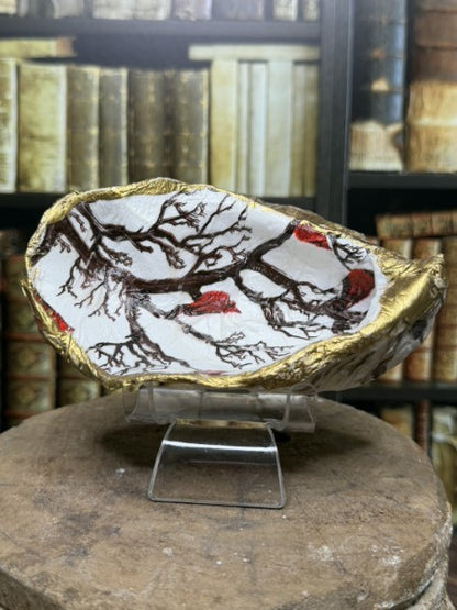 Scarlette | Handcrafted Oyster Shell Jewelry Dish